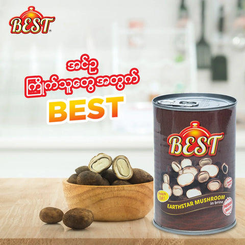 Best Earthstar Mushroom In Brine (အင်ဥ) (300 g)