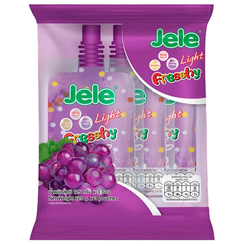 Jele Fresshy Light Grape Flavour Pounch (125 ml)