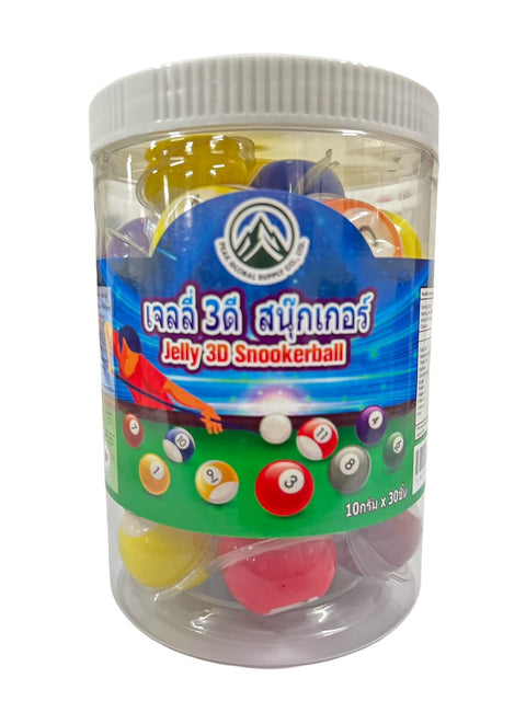 Peak Global Jelly 3D Snooker Ball Mixed Fruit Flavor (10 g)