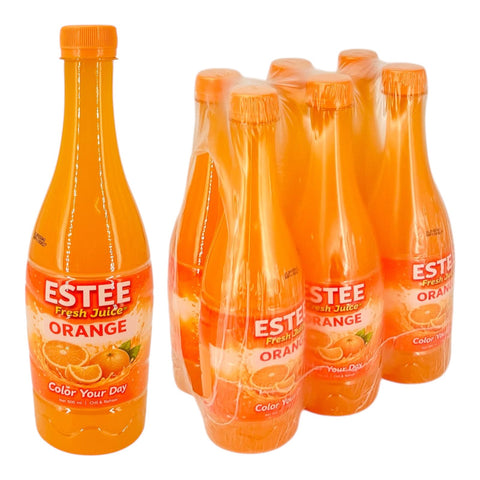 Estee Orange Fresh Juice (500 ml x 6)