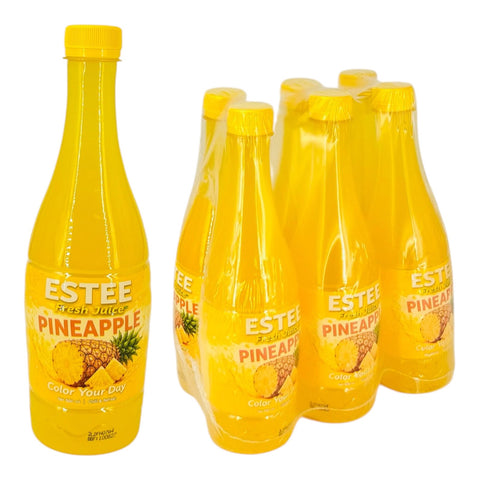 Estee Pineapple Fresh Juice (500 ml x 6)