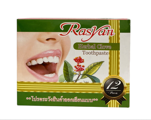 Rasyan Herbal Clove Toothpaste (25 g x 12)