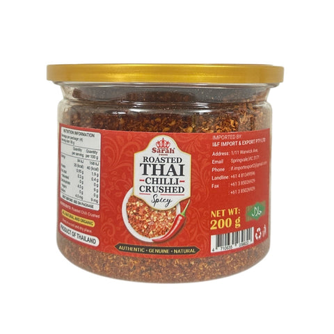 Sarah Foods Roasted Thai Chilli Crushed (200 g)