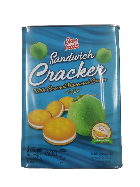 SF Sandwich Cracker Coconut Flavoured Cream (600 g)