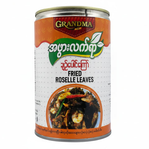 Grandma Style Fried Roselle Leave (ချဉ်ပေါင်ကြော်) (400 g)