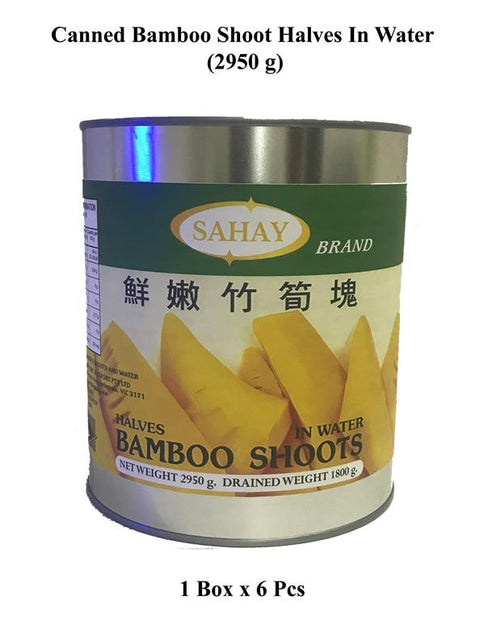 Canned Bamboo Shoot Halves In Water (2950 g)