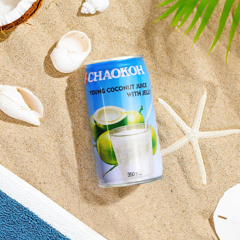Chaokoh Young Coconut Juice With Jelly (350 ml)