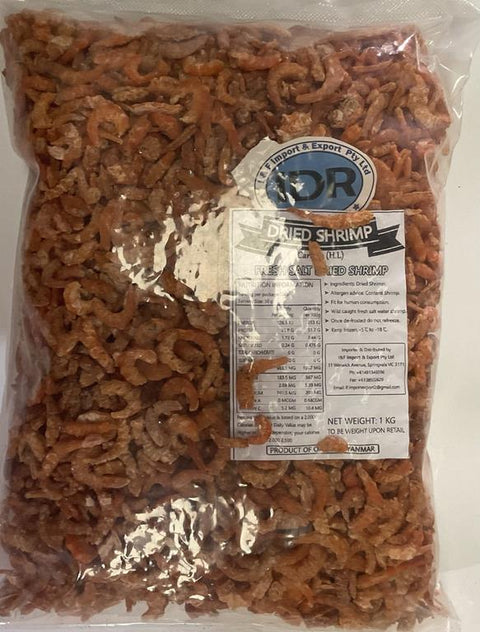 Dried Gold Shrimp (ပုစွန်ခြောက်) (1000 g)