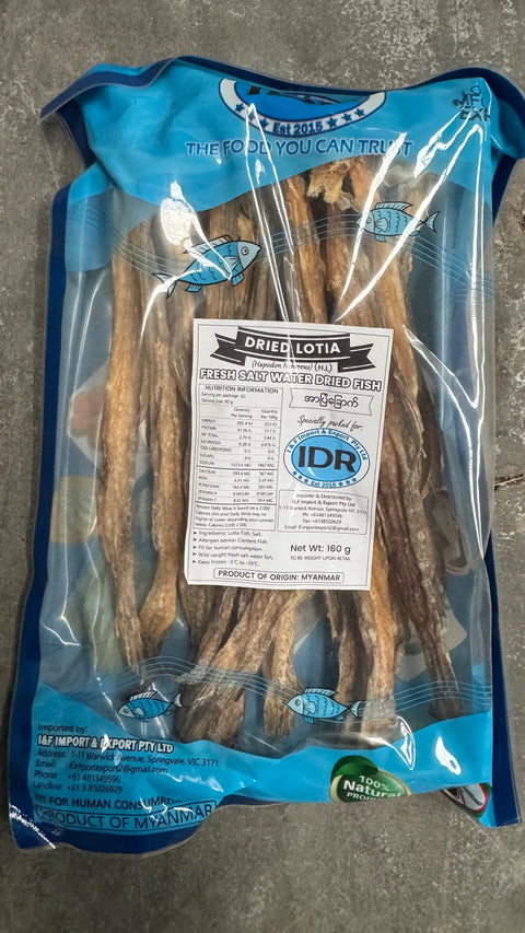 Dried Lotia (အာဗြဲခြောက်) (160 g ) H/L