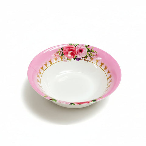 Fiber Plate (Flower Printed)