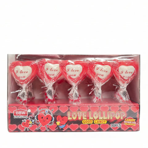 BBW Love Lollipop Candy (15 g x 30)