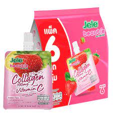 Jele Beautie Jelly Strawberry Flavor with Collagen (140 g)