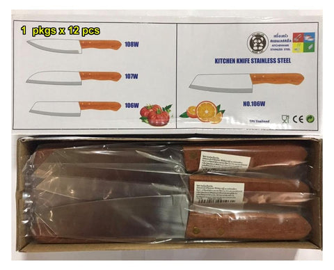 Kitchen Knife Stainless Steel (No.106W)