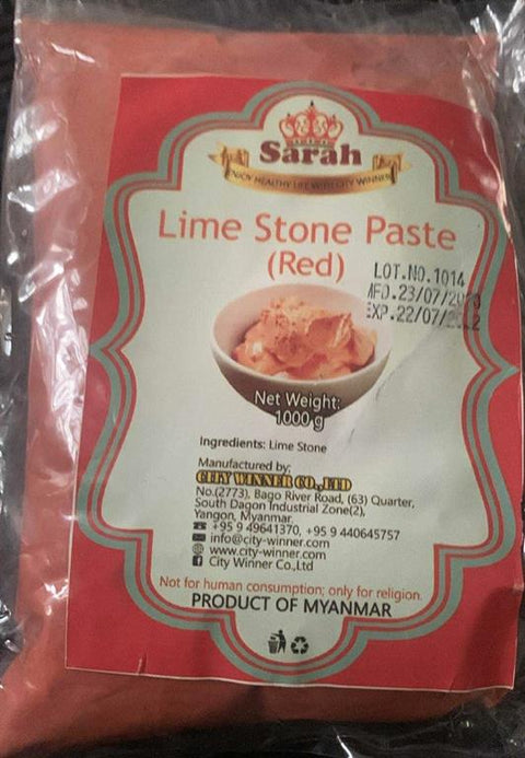 Lime Stone Paste (Red) (1 kg)