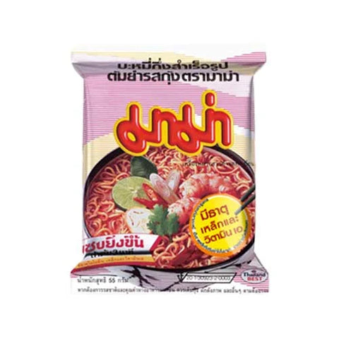Mama Tom Yum Flavoured Instant Noodles (55 g)