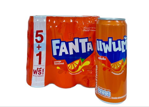 FANTA Orange Flavoured (325 ml x 6)