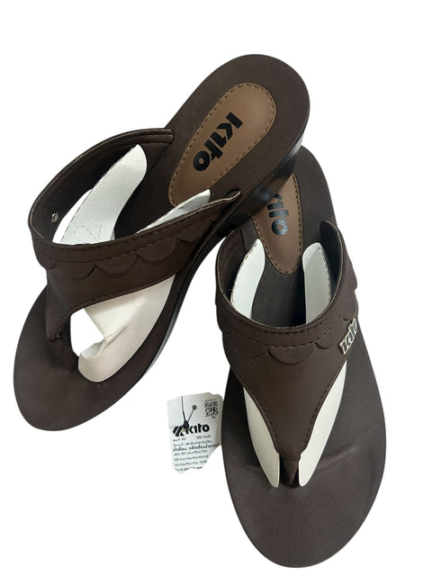 Kito Sandals (AM25W) (Cocoa, Dark Purple, Tan)