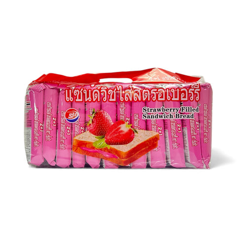 Shenghua Strawberry Filled Sandwich Bread (40 g x 12)