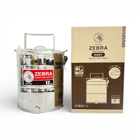 Zebra Food Carrier, Buddy (12 x 2 cm), W/Free Half Tier