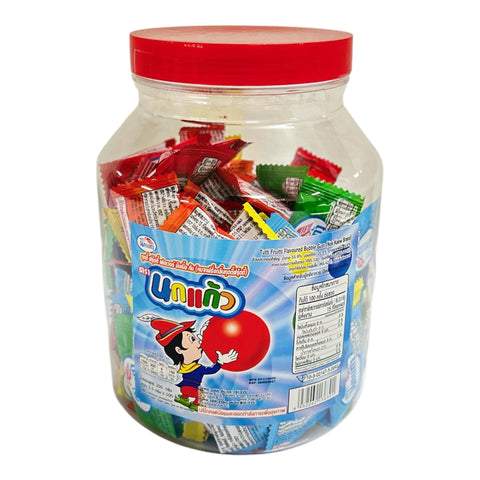 Nok Kaew Tutti Fruitti Flavoured Bubble Gum (3.5 g x 100)