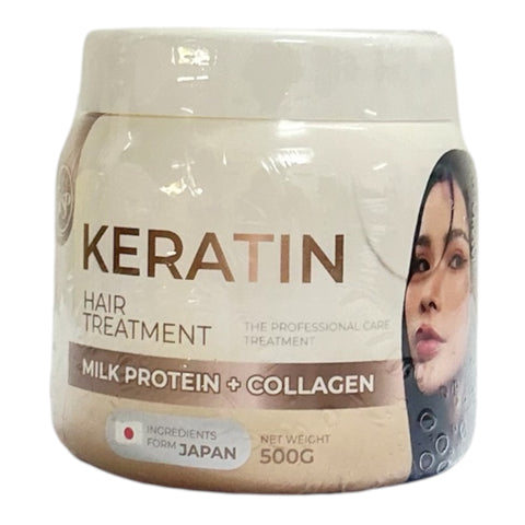 Keratin Hair Serum + Shampoo + Hair Treatment (Milk Protein + Collagen)
