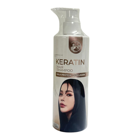 Keratin Hair Serum + Shampoo + Hair Treatment (Milk Protein + Collagen)