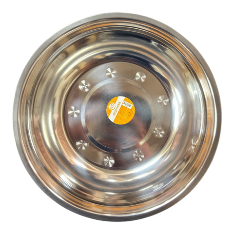 Stainless Steel Bowl and Plate