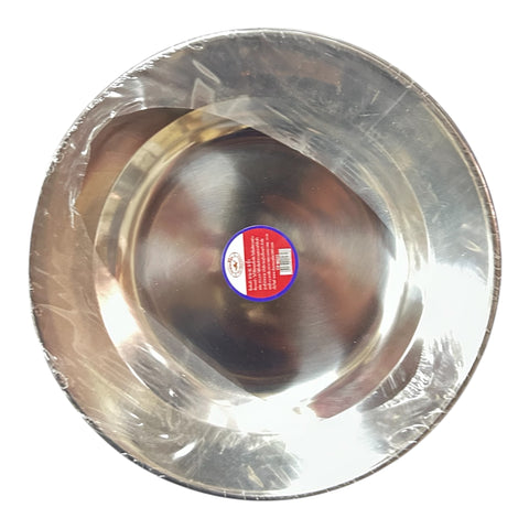 Stainless Steel Bowl and Plate