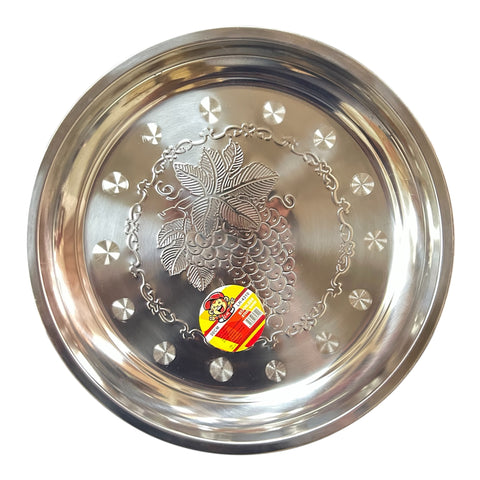 Stainless Steel Bowl and Plate