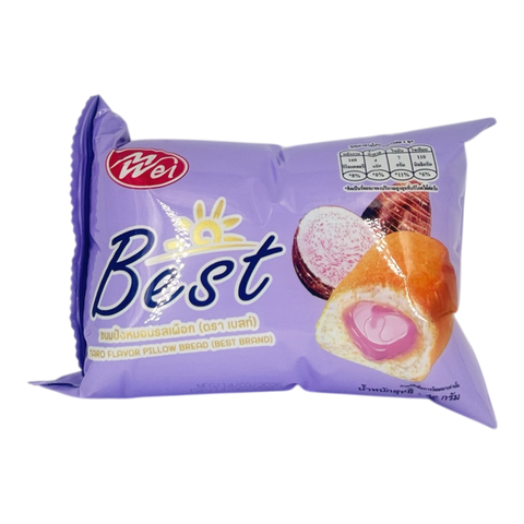 Meiwei Best Taro Flavor Pillow Bread (40 g x 12)