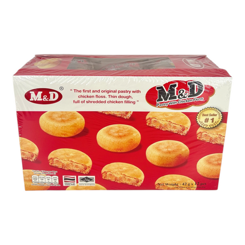 M&D Pastry with Chicken Floss (42 g x 12)