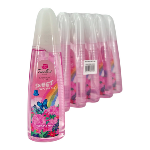 Twelve Plus  Cologne Butterfly Sweet (Pink) (115 ml x 6)