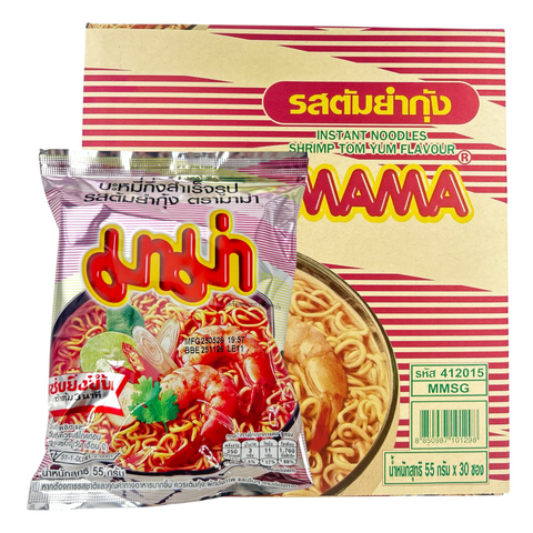 Mama Tom Yum Flavoured Instant Noodles (55 g)