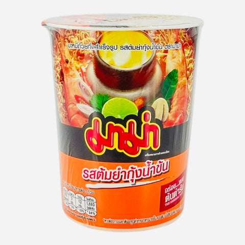 Mama Shrimp Creamy Tom Yum Flavoured Instant Cup Noodles (60 g x 6)