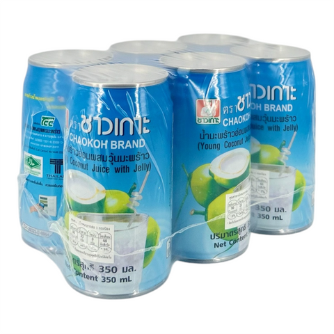 Chaokoh Young Coconut Juice With Jelly (350 ml)