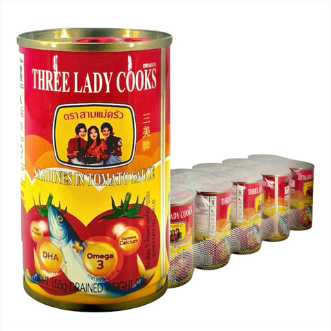 Three Lady Cooks Mackerel in Tomato Sauce (155 g)