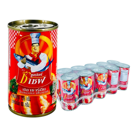 Super Chef Sardines in Tomato Sauce (155 g x 10)