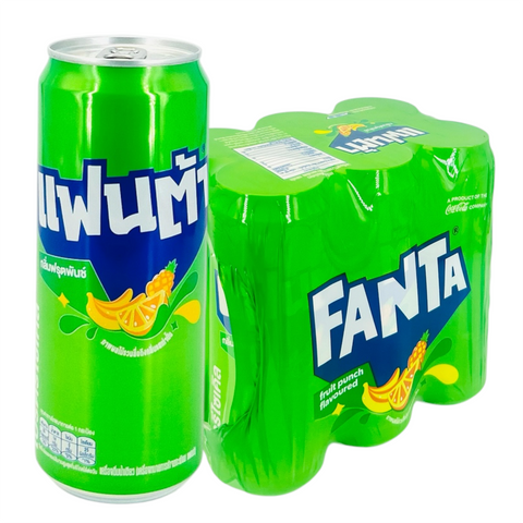 Fanta Fruit Punch Flavoured (325 ml x 6)