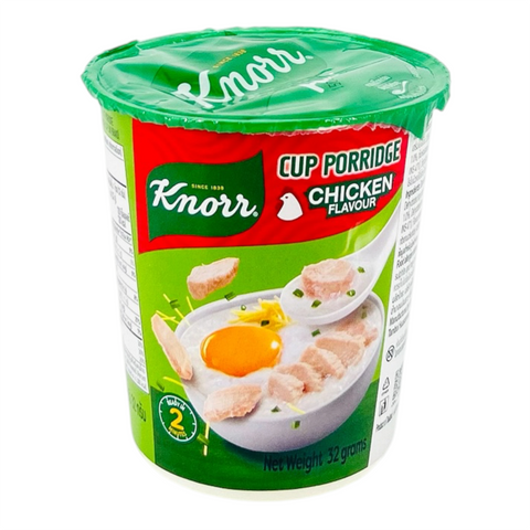 Knorr Instant Rice Porridge Chicken Flavour CUP (32 g x 6)