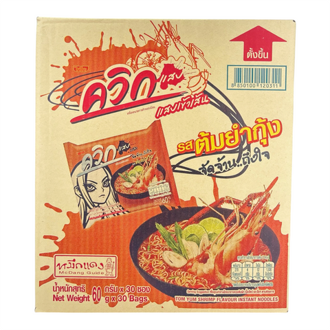 Quick Tom Yum  Shrimp Instant Noodles (60 g)