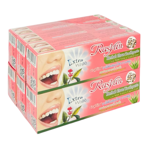Rasyan Herbal Clove Toothpaste (100 g x 6) Big