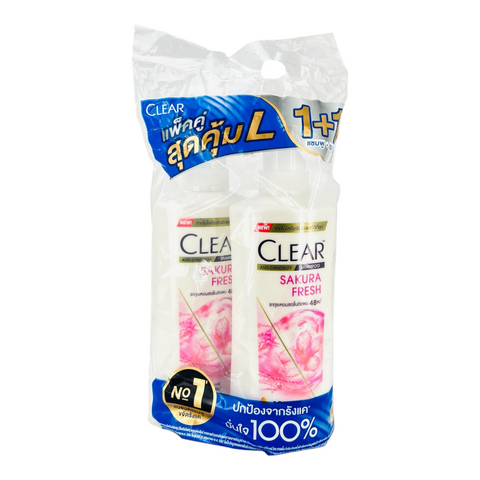 Clear Sakura Fresh Shampoo (350 ml x 2)