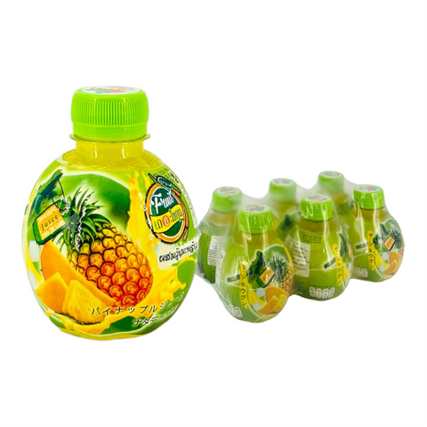 Shogun Pineapple Juice with Nata De Coco Mixed (220 ml x 6)