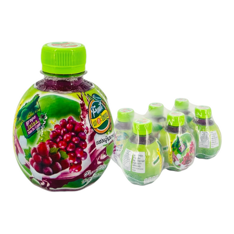 Shogun Grape Juice with Nata De Coco Mixed (220 ml x 6)