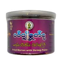 Pin Pyo Ywat Nu Pickled Marian Paste (မရမ်းသီးစိမ်းငပိကြော်)