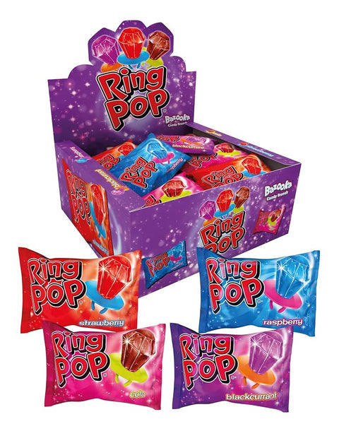 Bazooka Ring Pop Candy (10 g)