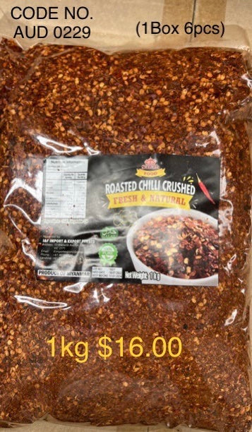 Sarah Foods Roasted Chilli Crushed (500 g)