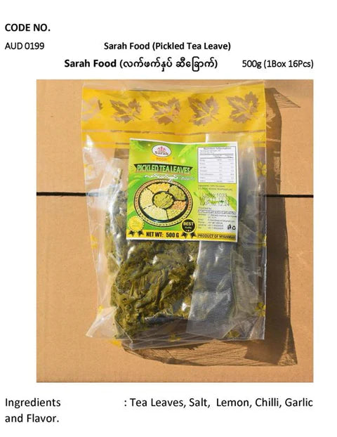 Sarah Foods Pickled Tea Leaves (400 g)