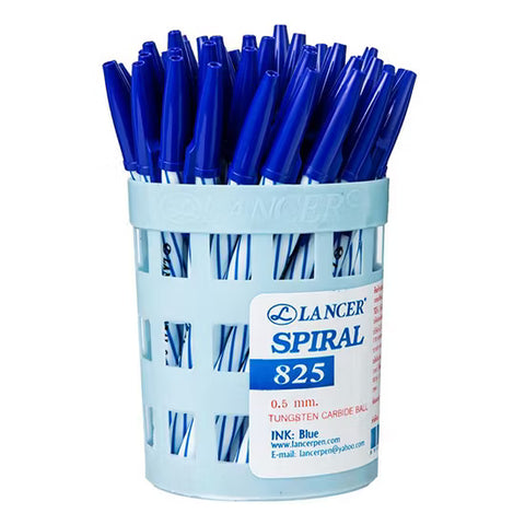 Lancer Spiral (825) Ballpoint Pen (0.5 mm) (Blue)