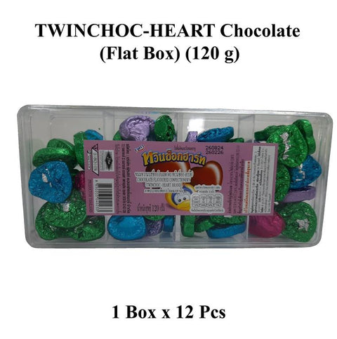 TWINCHOC HEART Chocolate (Flat Box) (120 g)